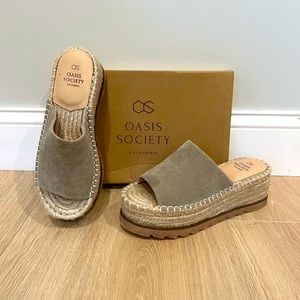 ❂Suede Platform Espadrilles❂